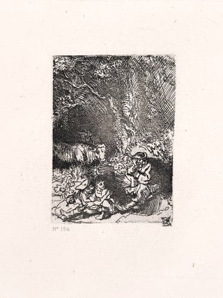 2160 Sleeping Herdsman. Charles Amand-Durand, after Rembrandt van Rijn
