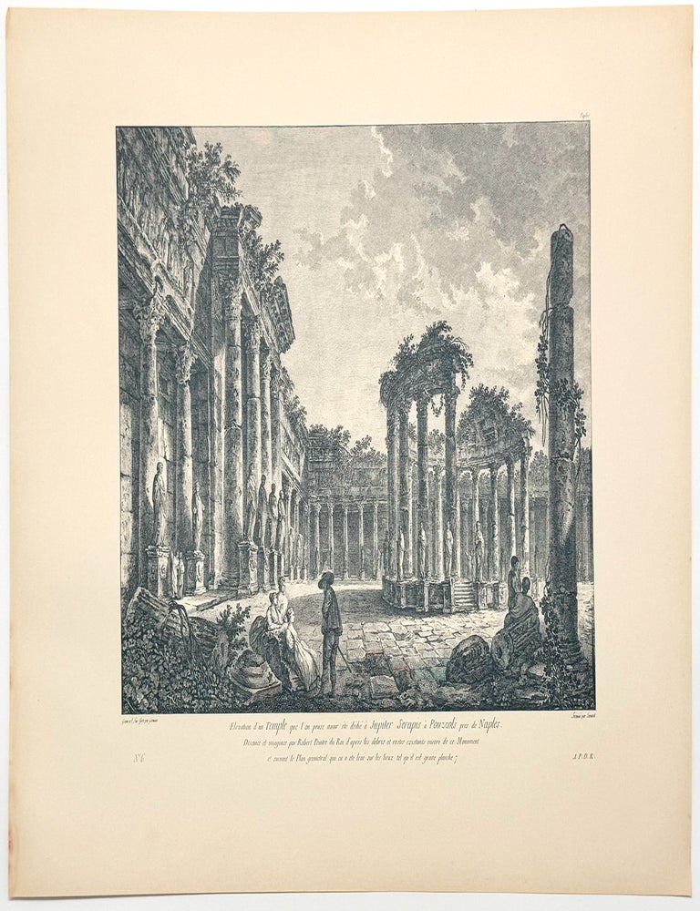 2176 La Campania nelle immagini del Settecento. 18th century French, artists.