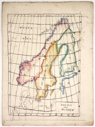 2196 Map of Norway and Sweden. Sophia Beale