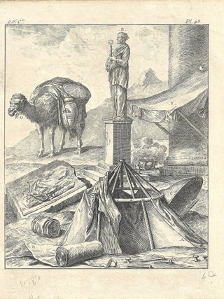 2227 A Hebrew nomadic camp. 18th century English School