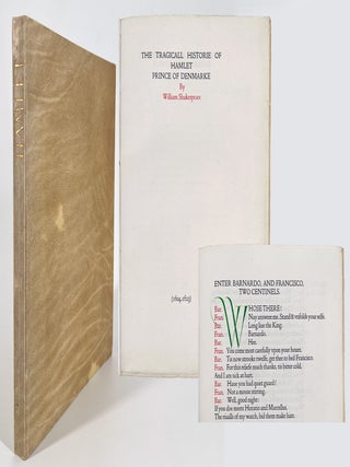 2238 The Tragicall Historie of Hamlet Prince of Denmarke. William DOVES PRESS / Shakespeare