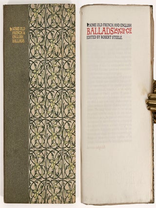 2239 Some old French and English Ballads. ERAGNY PRESS /, R. Steele