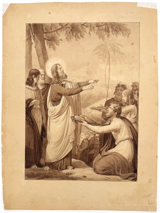 Bénédiction des pains et des poissons; Distribution des pains