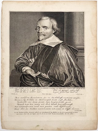2269 Portrait of Jacob Cats; Icob Catz Ridder Raed-Pension Van H. M. Heeren Staten Van Holland...