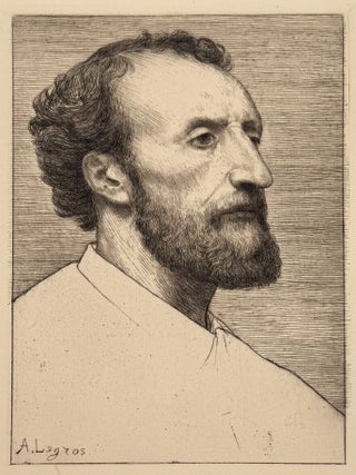 2270 Portrait of the sculptor Jules Dalou. Alphonse Legros