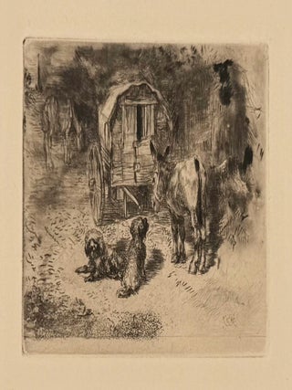 2287 The Guardians of the House, or Friends of the Acrobat. Félix Hilaire Buhot