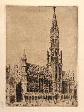 2289 Bruxelles, Hotel de Ville. 19th century French School