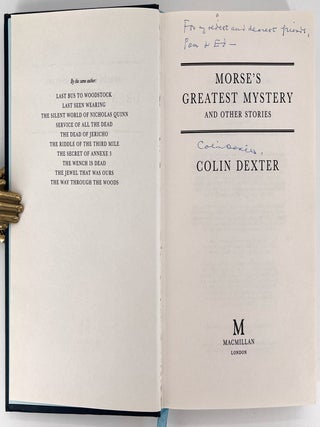 Morse's Greatest Mystery; And Other Stories