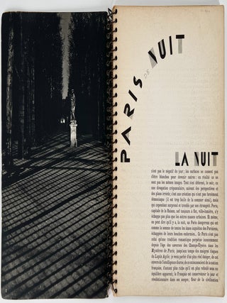 Paris de Nuit; 60 photos inédites de Brassaï dans la Collection “Réalités” sous la direction de J. Bernier.