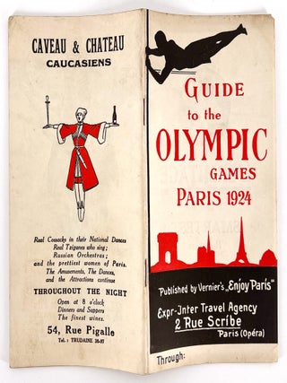 Grouping of materials relating to the 1924 Paris Olympic Games: A) Die Olympischen Spiele – Paris 1924; B) Guide to the Olympic Games Paris 1924; C) VIIIe Olympiade de Paris, l'A. B. C. des Jeux Olympiques; D) Heliogravure d'Art, Paris, série 2.