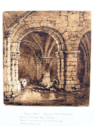 The Crypt at Kirkstall Abbey, Yorkshire