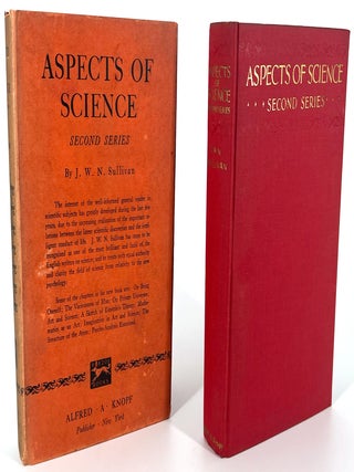 2364 Aspects of Science: Second Series. Sullivan J. W. N