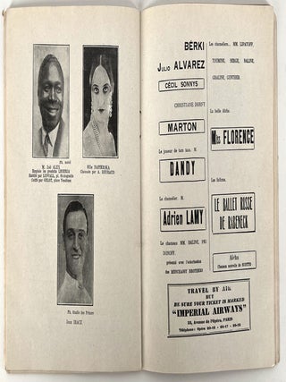 Casino de Paris: La Revue de Paris qui Remue / Josephine Baker Cover Design; en 2 actes et 25 tableaus. Production 1930-31