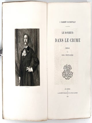 2380 Le Bonheur dans le Crime; Une des diaboliques. Jules Barbey d'Aurevilly