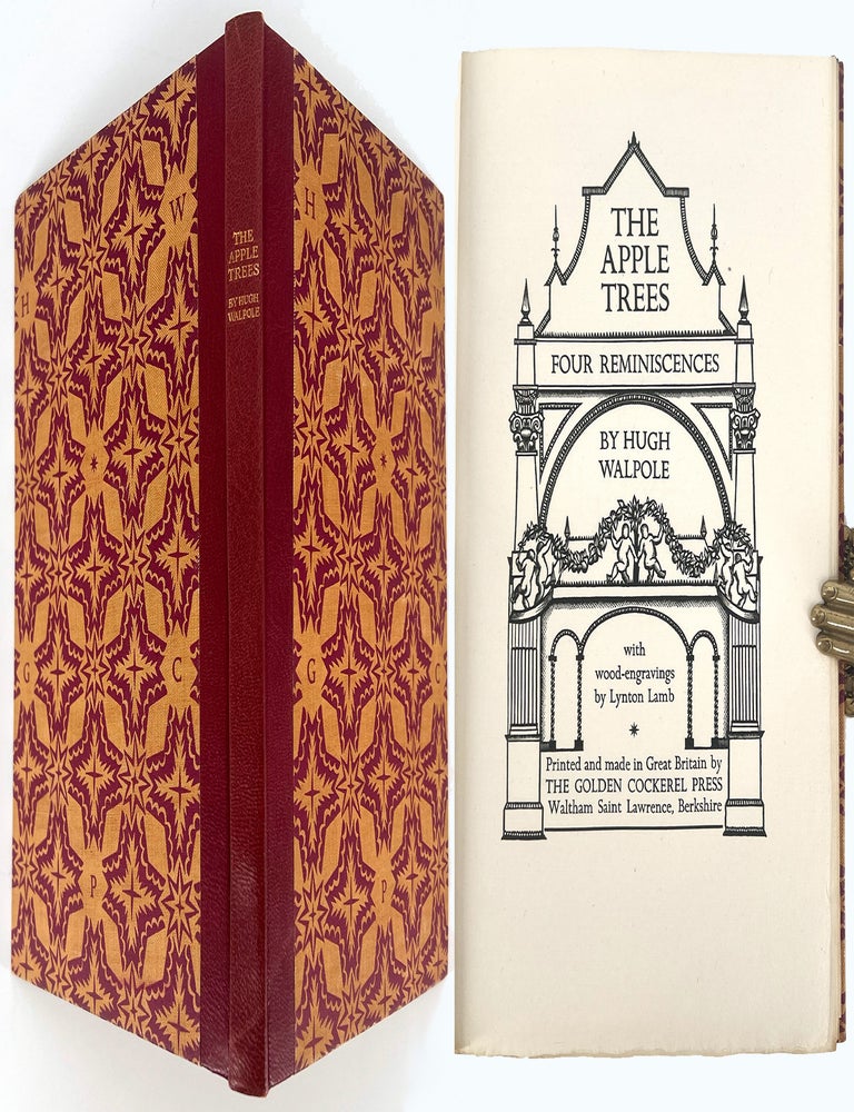 2396 The Apple Trees; Four Reminiscences. Hugh Golden Cockerel Press / Walpole, engravings Lynton Lamb.