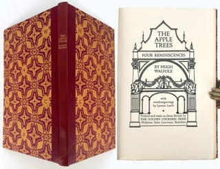2396 The Apple Trees; Four Reminiscences. Hugh Golden Cockerel Press / Walpole, engravings Lynton...