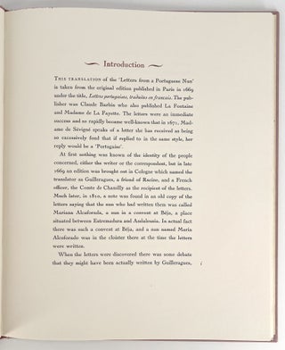 Letters from a Portuguese Nun