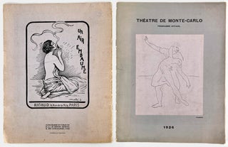2459 Théâtre De Monte-Carlo. Programme Officiel. Saison de Ballets par La Troupe de M. Serge De...