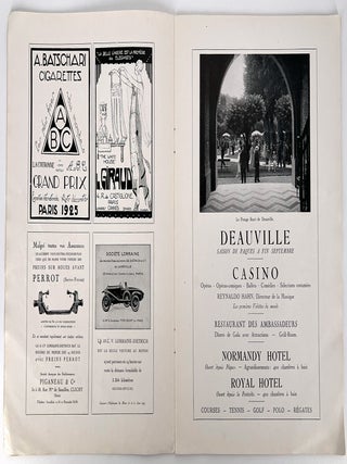 Th&eacute;&acirc;tre De Monte-Carlo. Programme Officiel. Saison de Ballets par La Troupe de M. Serge De Diaghilew Du 17 Janvier au 9 Mai 1926