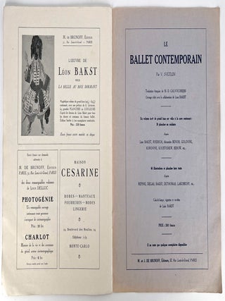 Th&eacute;&acirc;tre De Monte-Carlo. Programme Officiel. Saison de Ballets par La Troupe de M. Serge De Diaghilew Du 17 Janvier au 9 Mai 1926