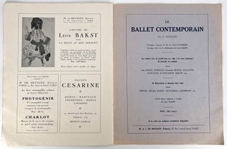 Théâtre De Monte-Carlo. Programme Officiel. Saison de Ballets par La Troupe de M. Serge De Diaghilew Du 17 Janvier au 9 Mai 1926