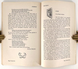 Furioso, two issues (fall and winter 1947)