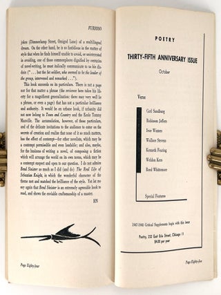 Furioso, two issues (fall and winter 1947)