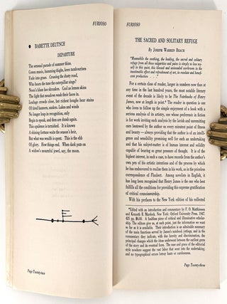 Furioso, two issues (fall and winter 1947)