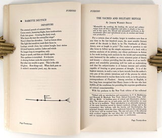 Furioso, two issues (fall and winter 1947)