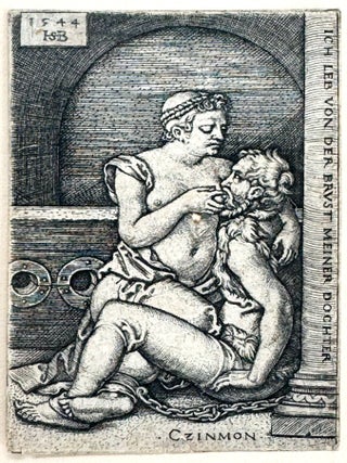 2464 Cimon and Pero; Roman Charity. Hans Sebald Beham