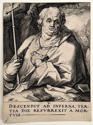 2476 Saint Philip; Plate 5 from Christ, the Apostles, and St. Paul with the Creed. Hendrick Goltzius