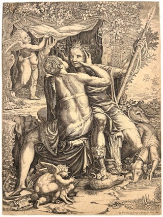 2478 Venus and Adonis. Giorgio Ghisi, after Teodoro Ghisi