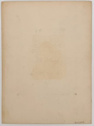 Silhouette of a lady with a ruffled collar