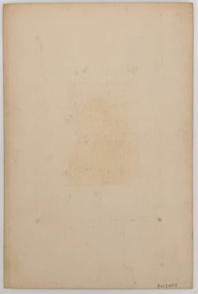 Silhouette of a lady with a ruffled collar