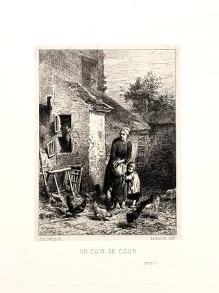 2530 Un coin de cour. Charles-Émile Jacque