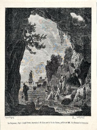 2533 Les baigneurs. Charles-François Daubigny, after Joseph Vernet