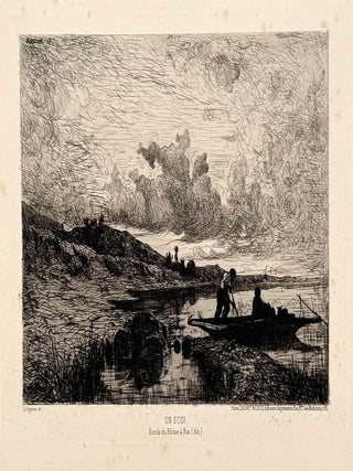 2542 Un Soir, Bords du Rh&ocirc;ne &agrave; Rix. Alphonse Appian
