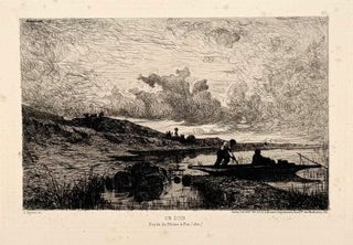 2542 Un Soir, Bords du Rhône à Rix. Alphonse Appian
