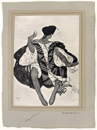 Danseur Syrien" (Syrian Dancer); Costume design for the ballet Cl&eacute;op&acirc;tre