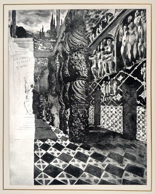 2575 A set design for Le Martyre de Saint Sébastien, Act III. Léon Bakst