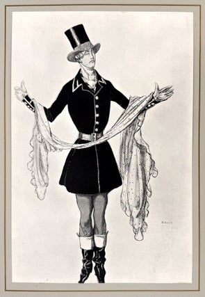 2576 Costume design for Pierrot in Papillons. Léon Bakst