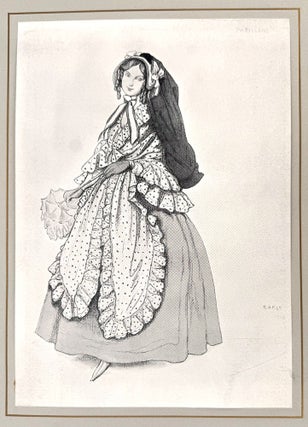2578 Woman in a Mauve Dress in Papillons. Léon Bakst
