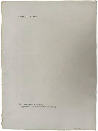 Set Design for Daphnis et Chlo&eacute; (Act I)