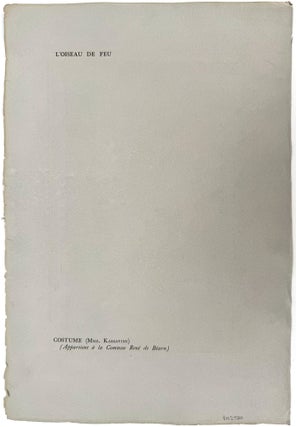 Set Design for Daphnis et Chloé (Act I)