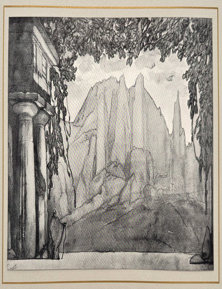 2585 Set design for H&eacute;l&egrave;ne de Sparte. L&eacute;on Bakst.