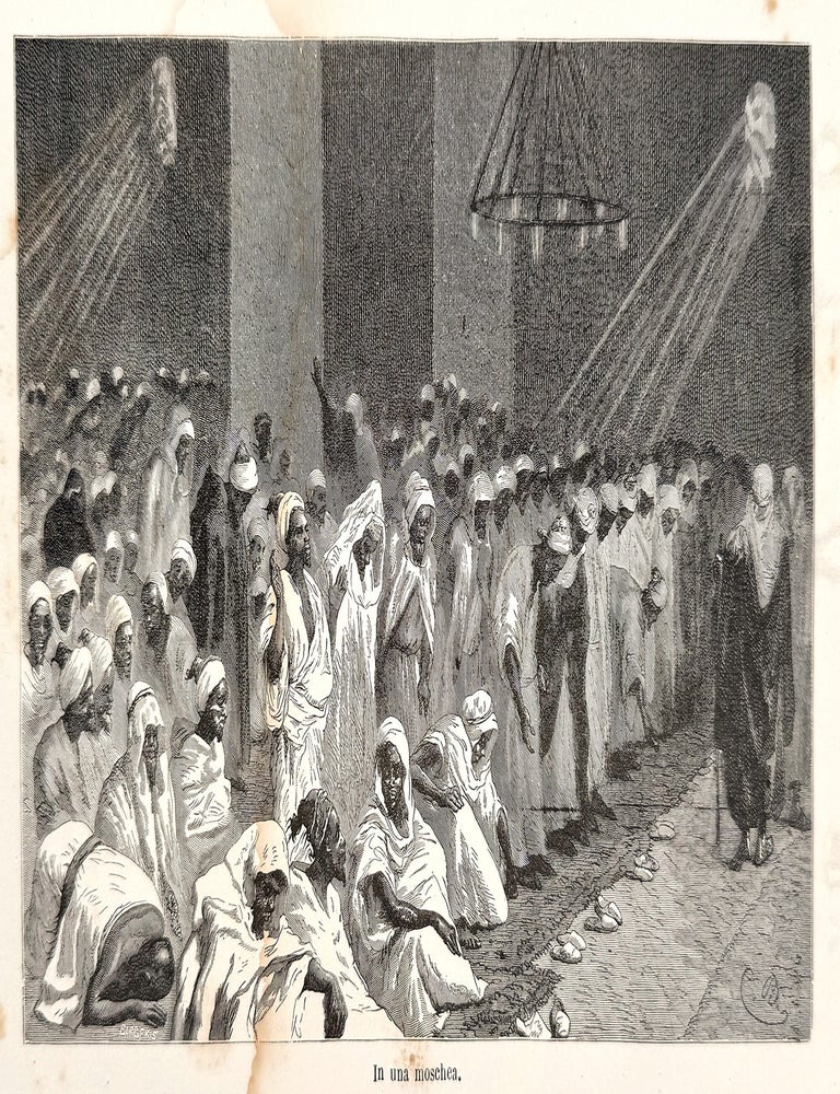 2624 Six engravings from the travelogue Morocco (6). after Cesare Biseo, Stefano Ussi.