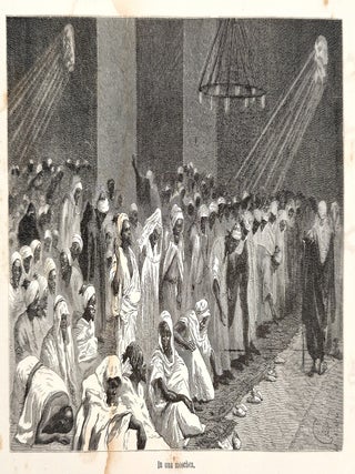 2624 Six engravings from the travelogue Morocco (6). after Cesare Biseo, Stefano Ussi