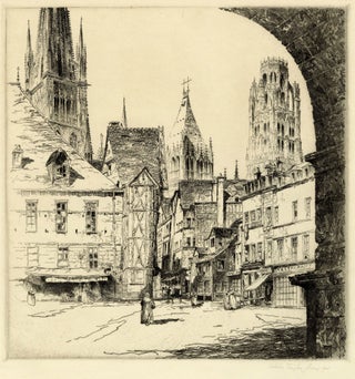 270 Rouen; The Cathedral of Notre Dame from the South; From the French Church Series, plate #4....
