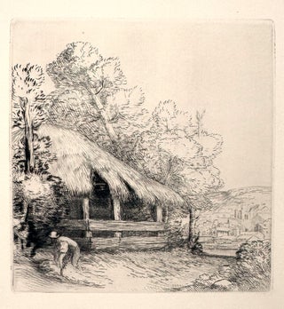 2827 The Little Shed. Alphonse Legros