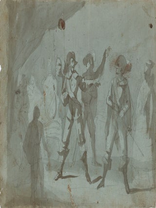 284 The Dethroning. 18th century Italian School